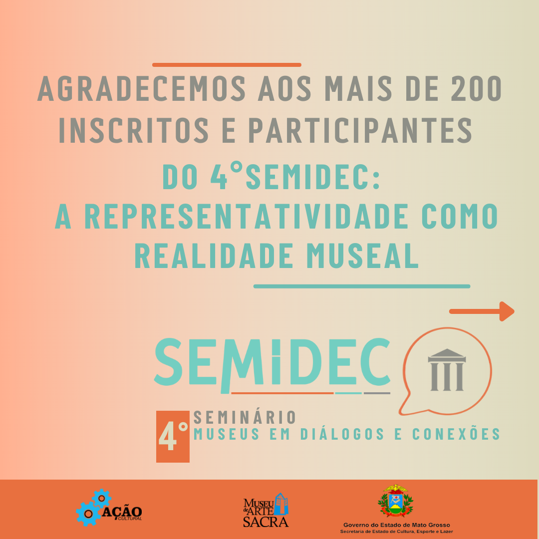 Agradecimento aos Inscritos e Participantes do IV SEMIDEC