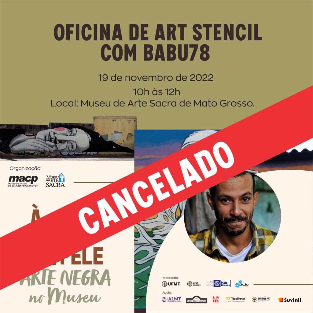 Cancelado: Oficina de Art Stencil com Babu78